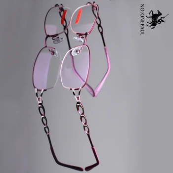 

NO.ONEPAUL Half Frame Square Sports Glasses Frame Eyeglass Spectacle Frame Attractive Mens Distinctive Design Brand Comfortable