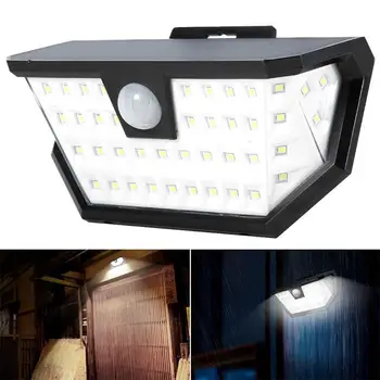 

Street Lamp Walkway Lights Wall Light Durable Eco-Friendly Motion Sensor 48LED Solar Home Outdoor