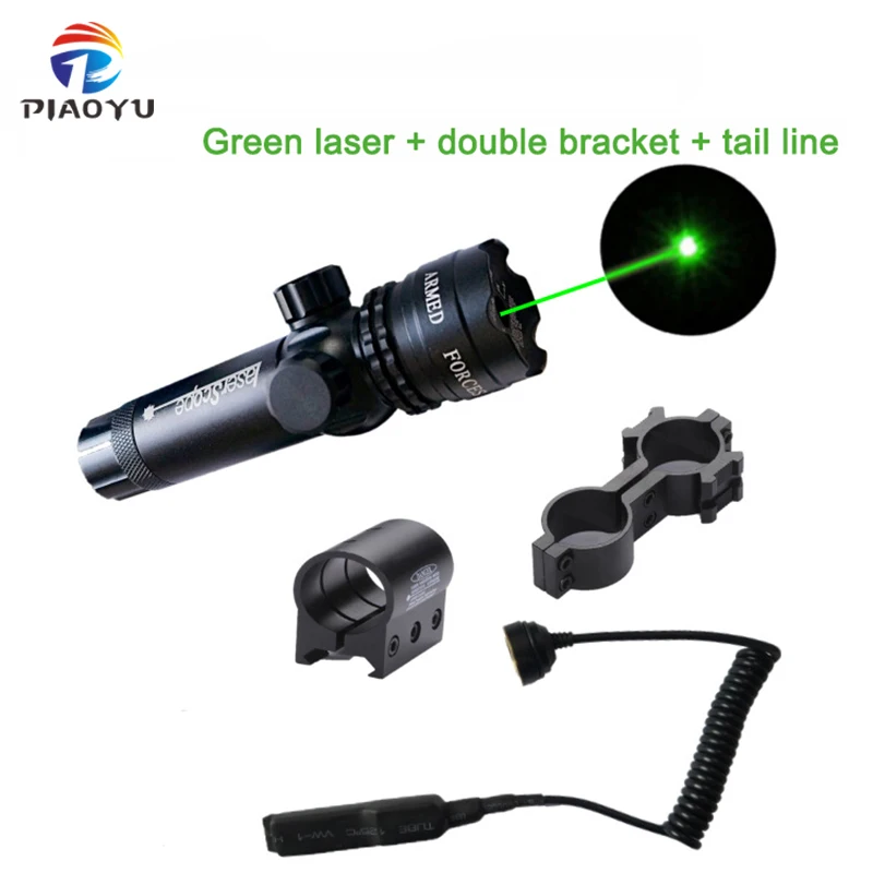 Охотничий Тактический лазерный прицел с зеленой точкой Регулируемый