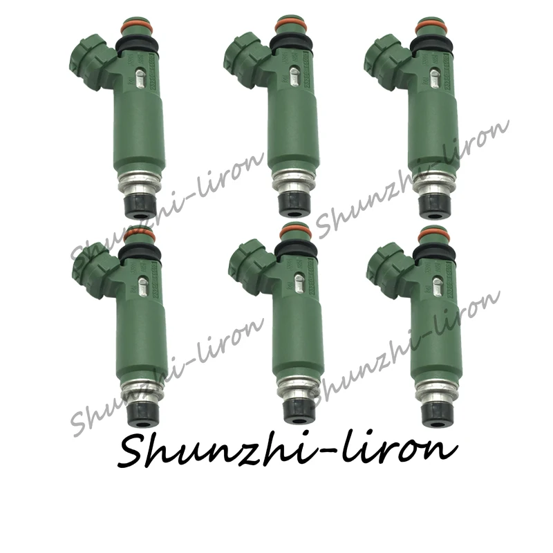 6 шт. инжектор топлива для Toyota Land Cruiser 100 1999-2009 1FZFE 4.5L OE: 23209-66010 2320966010 23250-66010 2325066010