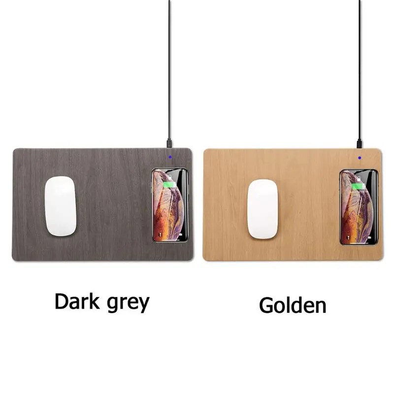  Mobile Phone Qi Wireless Charger Charging Mouse Pad Mat for Apple Samsung Xiaomi