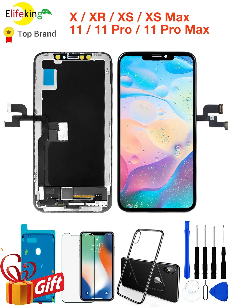 OLED LCD Display For iPhone X XR XS Max 3D Touch Screen Assembly For