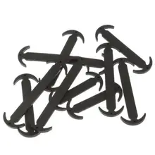 2x14 шт шнурки без завязок эластичный силиконовый шнурки для прогулок беговые кроссовки черный