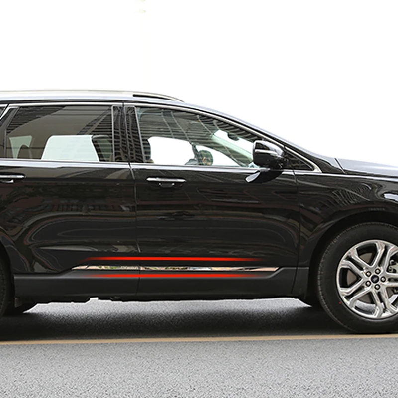 Gelinsi для Ford Edge Автомобиль Стайлинг двери ворота боковой педали порога крышка стикер рамки внешние аксессуары