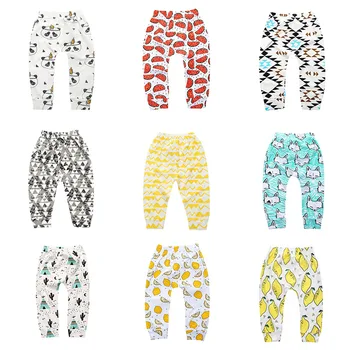 

Print Pattern Cotton Baby Trousers Babys Boys Girls Pp Pants For Sports Baby Harem Pants Kids For Newborn Girl Boy Clothing