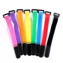 4pcs Fishing Lure Pole Rod Binding Strap Button Nylon Strap Magic Sticker With Buckle