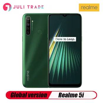 Перейти на Алиэкспресс и купить Глобальная версия realme 5i 4 Гб 64 Гб мобильный телефон Snapdragon 665 AIE 6,5 ''полный экран 10 Вт зарядное устройство 5000 мАч четырехъядерный телефон