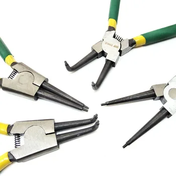 

4pcs Multi Functional Pliers Set Straight Bents Snap Ring Circlip Combination Retaining Hand Clip Tools
