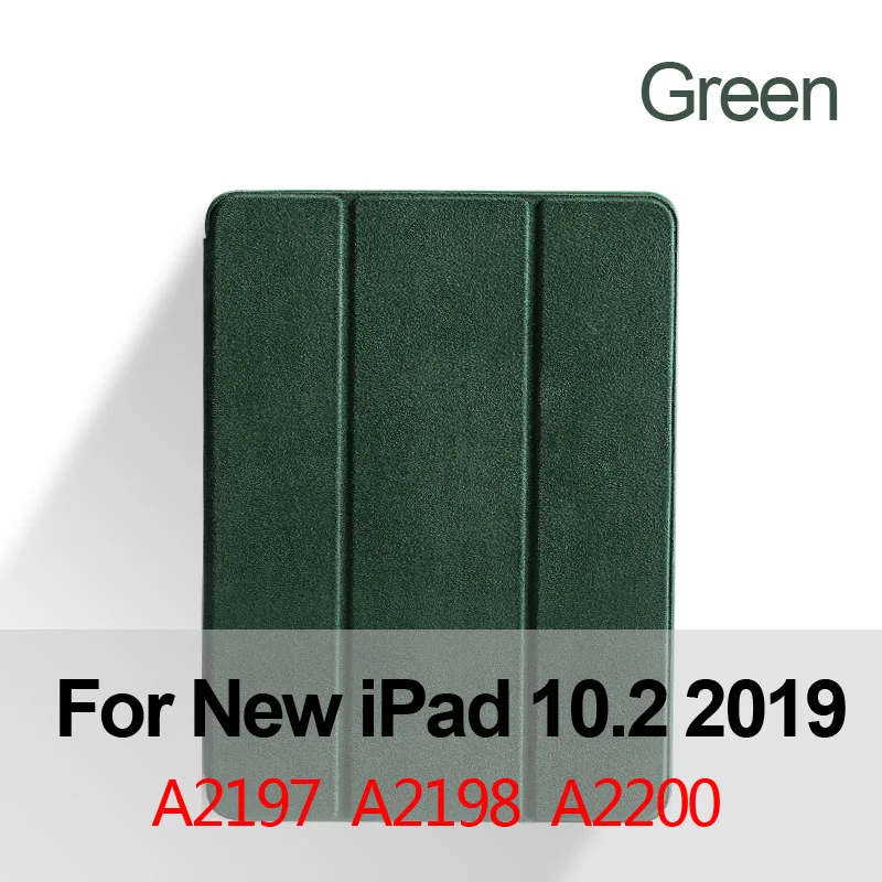 Для iPad Pro 10,5 Чехол iPad Air 3 чехол Alcantara роскошный корпус замшевый Чехол Smart Cover для iPad 10,2 7th Funda - Цвет: Green 19 10.2