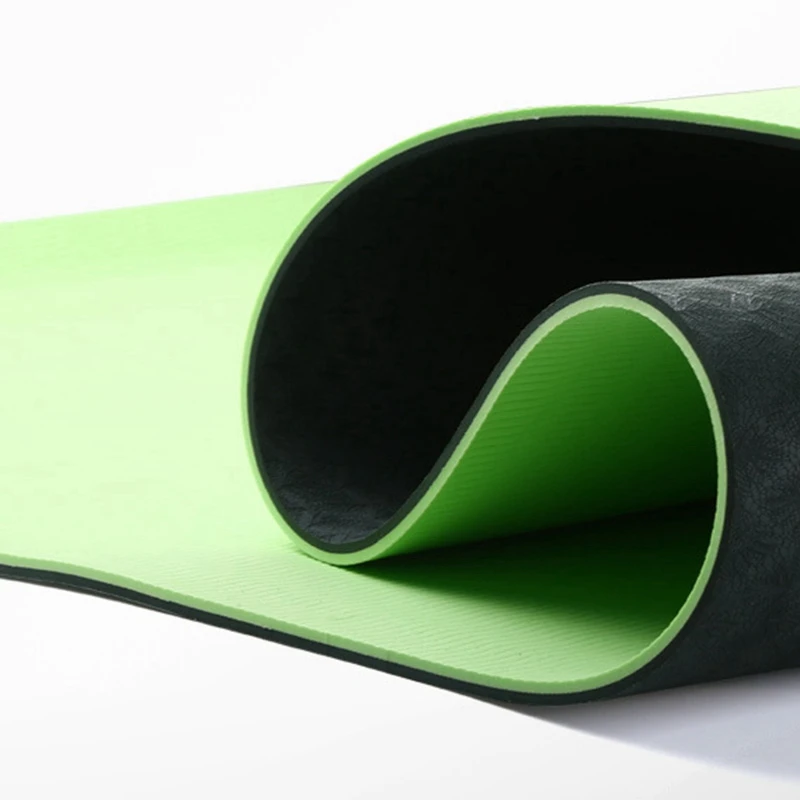 6Mm Tpe Yoga Mat Environmental Protection Anti-Skid Widening And Thickening Beginners Fitness Mat Yoga Mat