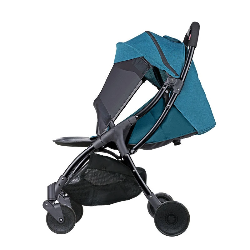 

Baby stroller light portable with automatic collection models can sit reclining aluminum frame baby pram