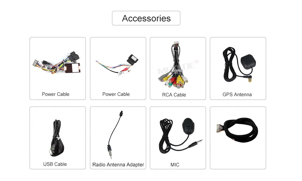 Excellent MEKEDE HD 2G+16G Android 9.0  Car DVD Player For Ford Ranger 2011-2015 Multimedia GPS Navigation 2 Din Car Radio Audio 20