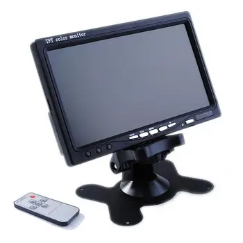 

7inch TFT-LCD Color 2 Video Input Car Rearview 12V Headrest Car Monitor 7 Inch DVD VCR Monitor With IR Remote Control