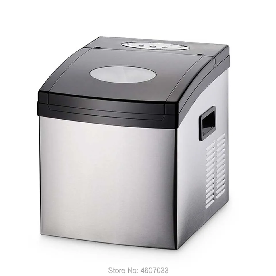 

automatic Commercial/Household Ice Maker Milk Tea Shop/Cafe/Cold Drink Shop Ice Cube Machine Ice Machine