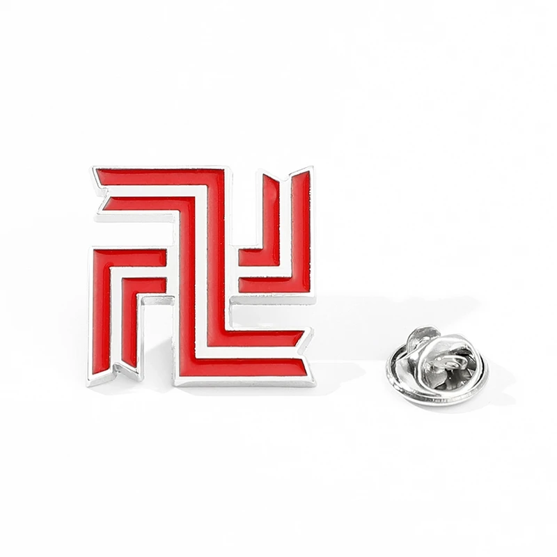 SwastikaWomenBrooch2021AnimeLapelPinsTokyoRevengersAccessories