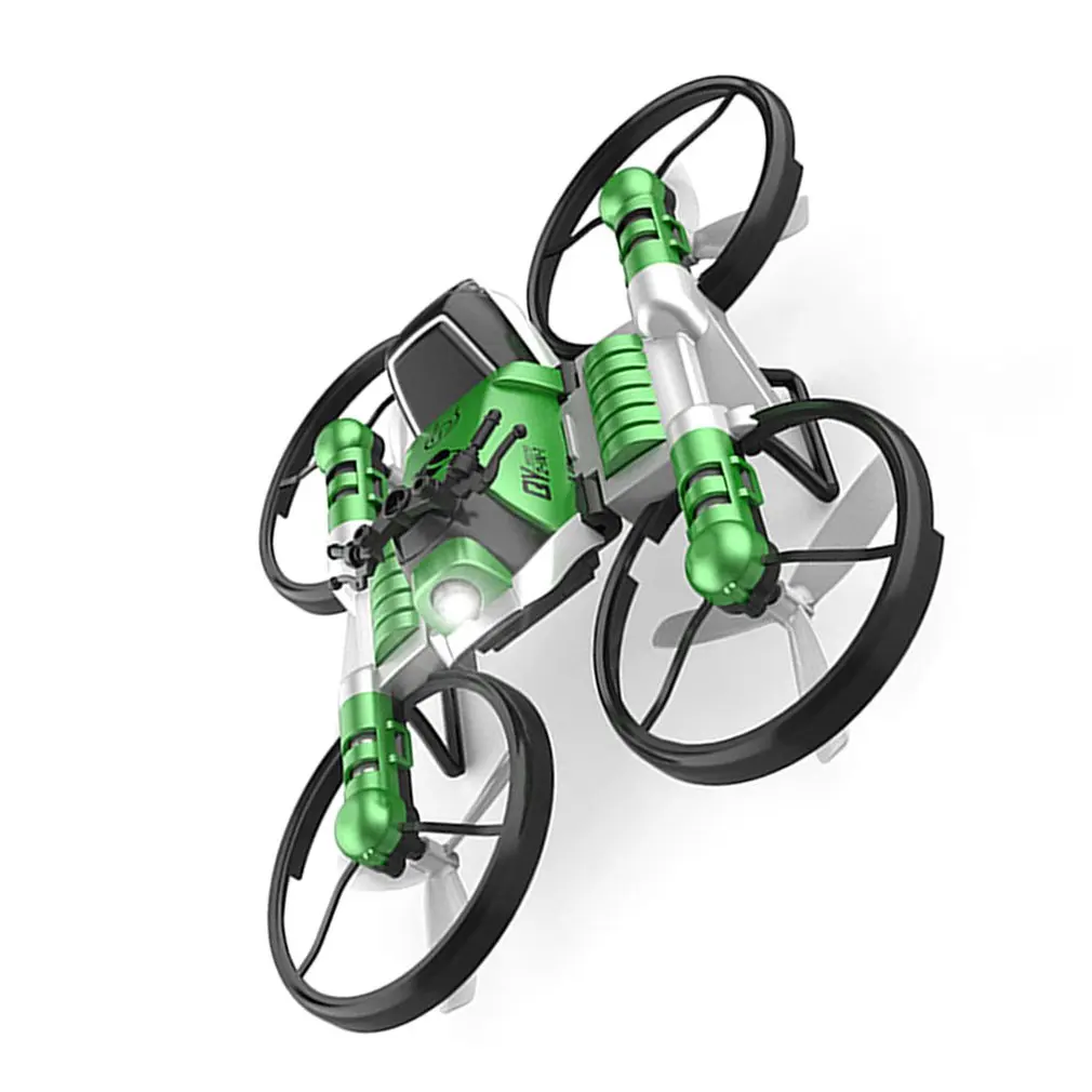 WiFi FPV RC Дрон мотоцикл 2 в 1 складной вертолет RC Квадрокоптер мотоцикл Дрон