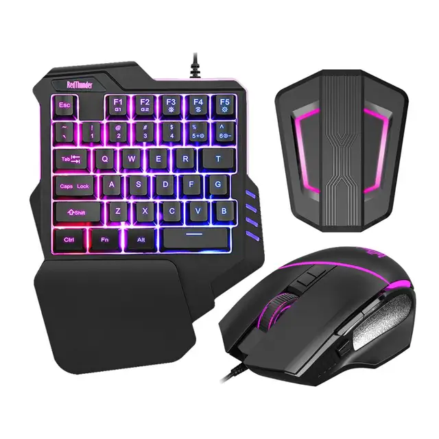 Redthunder P6 Gaming Keyboard And Mouse Adapter For Ps4 Xbox One Xbox 360 Ps3 Nintendo Switch Rgb Gaming Combo For Game Console Keyboard Mouse Combos Aliexpress