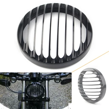 

Motorcycle Headlight Grill Bezel Cover 3/4" For Harley Sportster XL 883 1200 XL883 XL1200 Black CNC Aluminum
