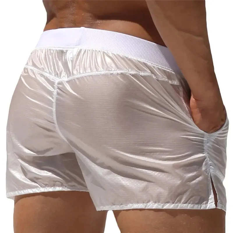 Swim trunks men Summer swimwear boxer briefs shorts breathable surf board beach