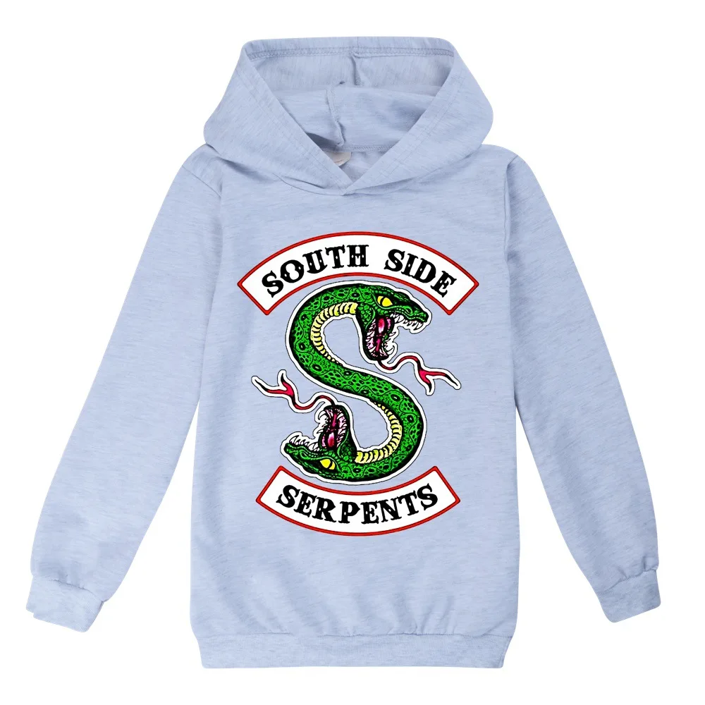 "South Side serpents" принт свитеры с капюшоном для маленьких мальчиков спортивная одежда, куртки, детская одежда для маленьких девочек свитера для детей; футболки - Цвет: 021