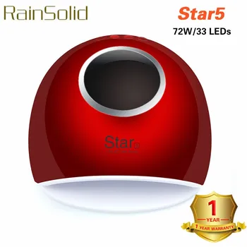 

RainSolid UV LED Lamp For Nails Dryer Sun Light Lamp For Manicure 72W Smart Automatic Sensor For Drying All Gel Nail Polish