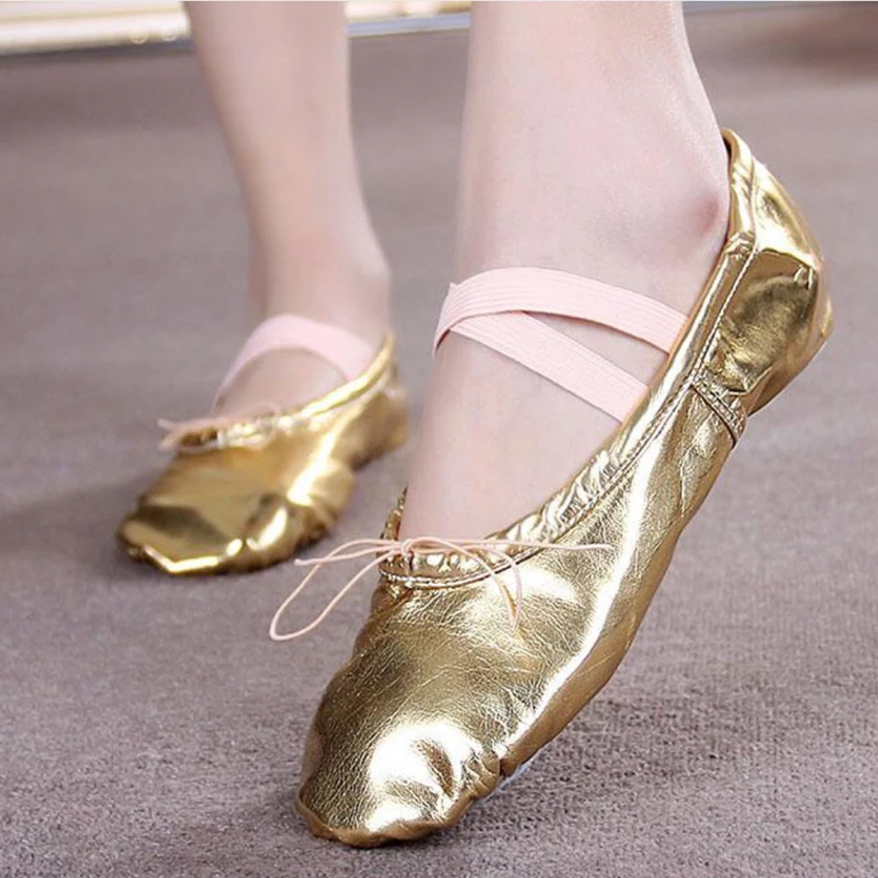 

PU Top Gold Gold Soft Indian Women's Belly Dance Dance Shoes Ballet Shoes Leather Belly Dance Ballet Shoes Kids For Girls Women