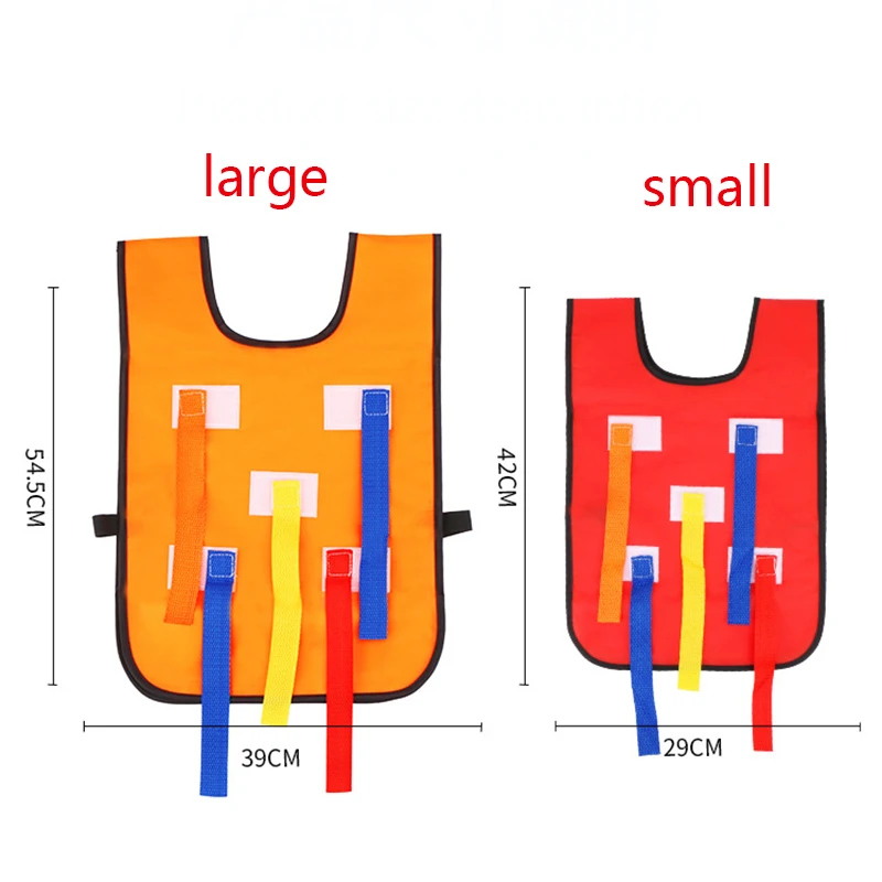 5 шт./компл. детский сад Забавный уличный развивающий жилет игрушки Дети ловят