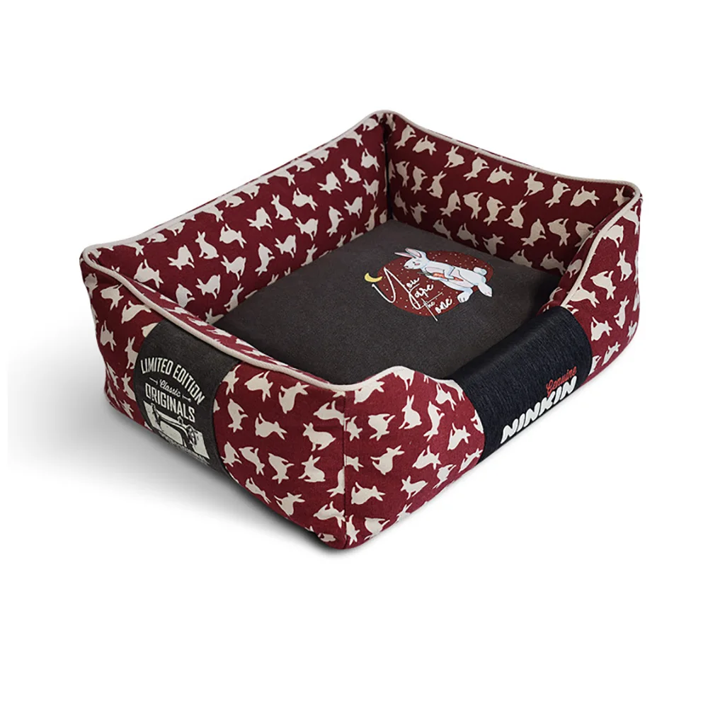 Dog Kennel For Small Medium Comfy Dogs Sleeping Bed Pet Soft Cushion