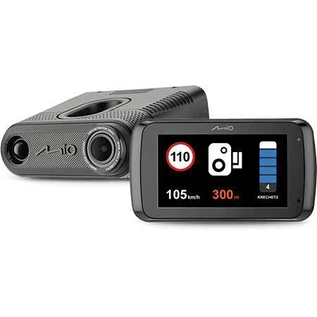 Видеорегистратор с радар-детектором Mio MiVue i95 GPS ГЛОНАС черный | Автомобили и
