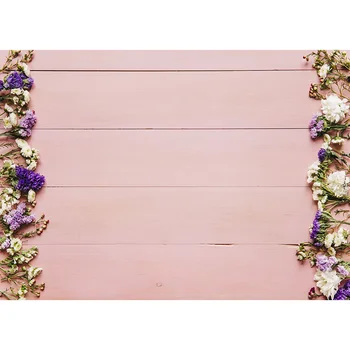 

Vinyl Custom Photography Backdrops Prop Flower Wood Planks Christmas Theme Photo Studio Background 191025-415589