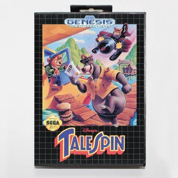 

Tale Spin 16bit MD Game Card For Sega Mega Drive/ Genesis with Retail Box