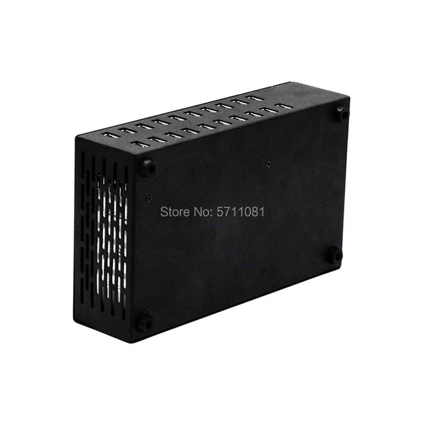 200W 20 Порты и разъёмы USB Зарядное устройство мульти зарядка через станция
