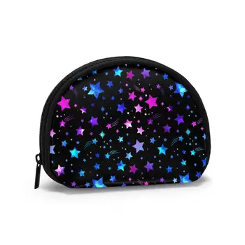 

2020 Man Women Smart Wallet Business Card Wallet Credit Business Mini Card Wallet Space Galaxy Constellation Zodiac Star