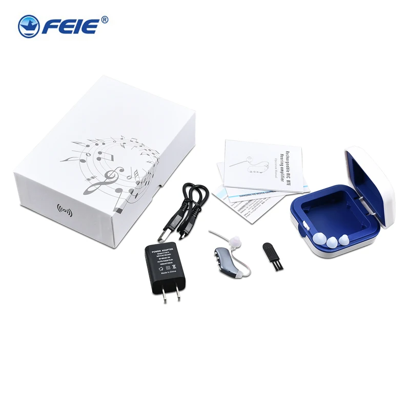 NEW High Function Rechargeable Digital Hearing Aid Headset, The Elderly Young Deaf Hearing Aid Adjustable Volume Easy To Use 6