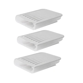 

3 Pack Auto Scrolling Egg Storage Holder Eggs Storage Rack Refrigerate Food Savers Eggs Plastic Space Saver,Gray