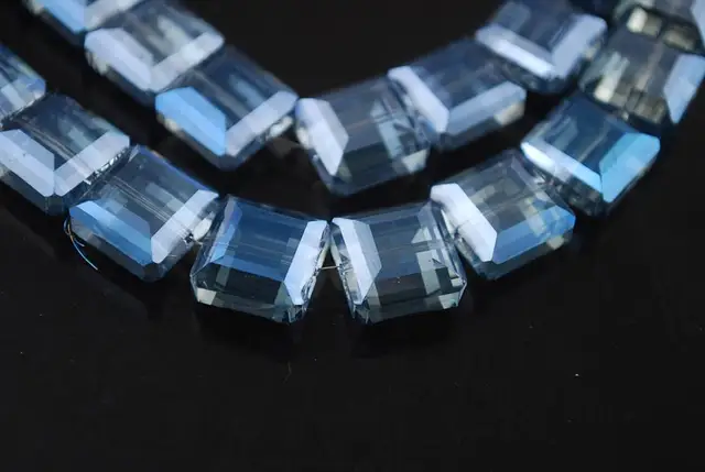 10pcs 13mm Square Faceted Cut Crystal Glass Loose Crafts Beads lot for DIY Jewelry Making 4