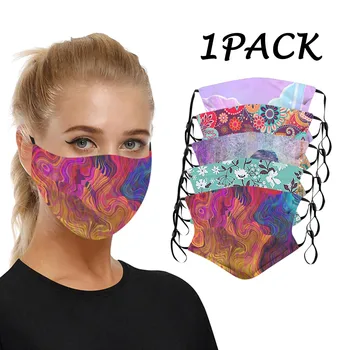 

Mascarilla Tie Dyes Print Adult Face Mask Fashion Washable Reusable Mask Adult Man And Woman Mask Mouth Caps Washable