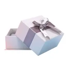 

Dropshipping!! Wrapping Box Bow Tie Packing Box Square Earrings Necklace Jewelry Organizer Gift for Women