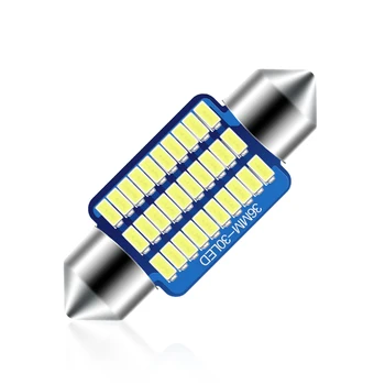 

1x Ornament 31mm 36mm 39mm 41mm C5W C10W Canbus LED Bulb No Error Reading Car Interior LED Lights License Plate Lamps 3014 SMD