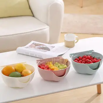 

Double-layer Drain Basket Washing Kitchen Strainer Separation Design Pp Material Multifunctional Mobile Phone Holder