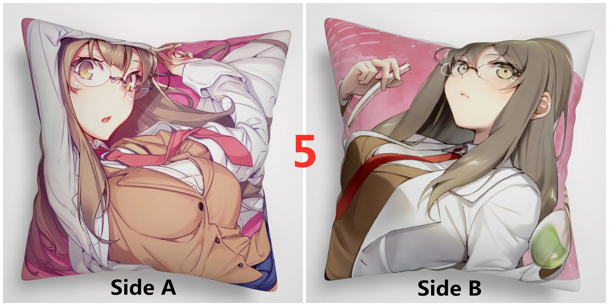 5 Seishun Buta Yarou Mai Rio Shouko аниме двусторонний чехол для подушки - Цвет: 5