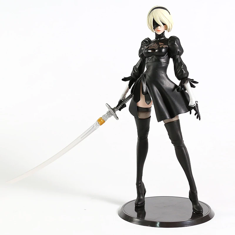 ニーアオートマトンyorha No 2タイプb 2b Pvcフィギュアコレクタブルモデル玩具 Aliexpress Toys Hobbies