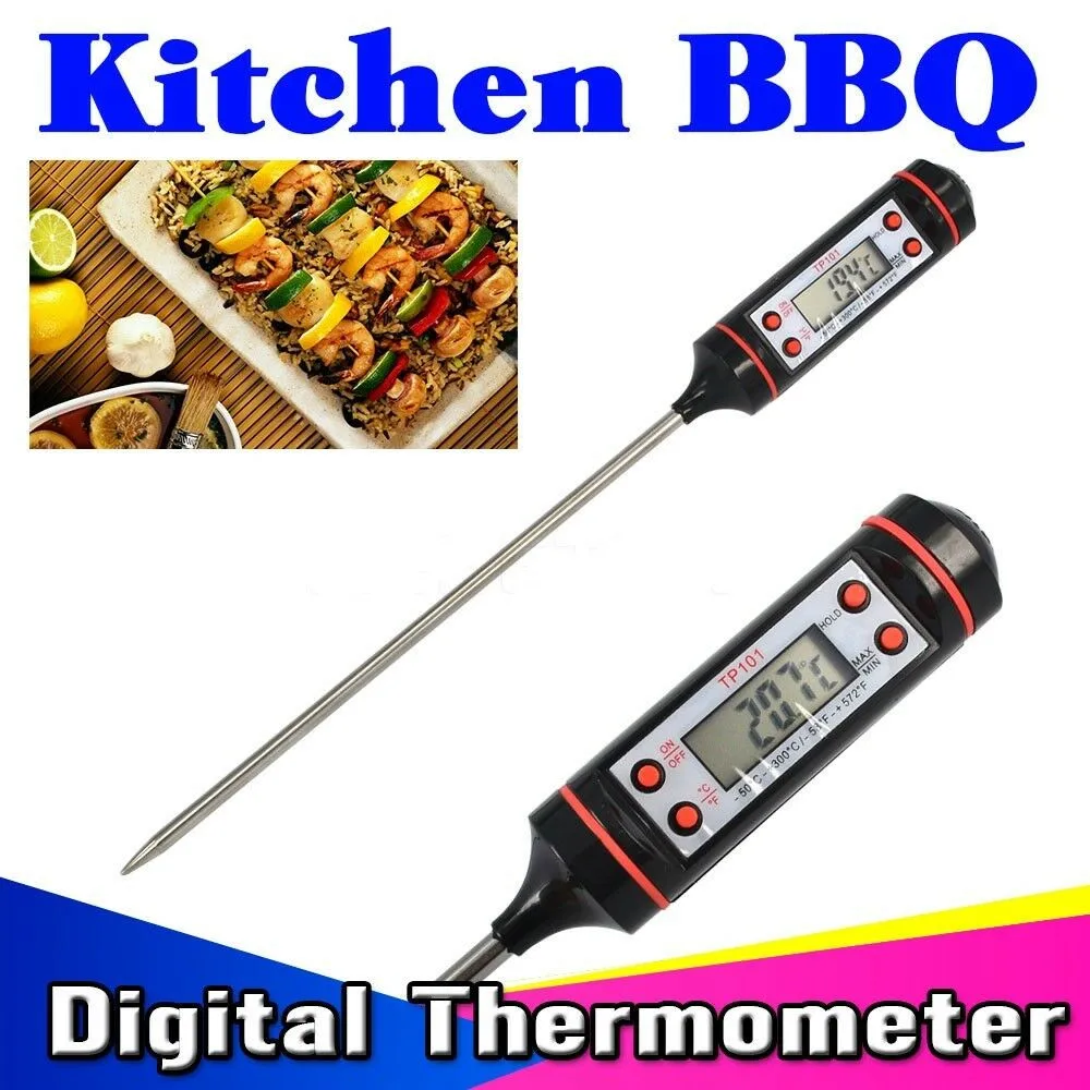 Электронный термометр для мяса, кухонные инструменты, Цифровой Пищевой зонд, термометры для барбекю