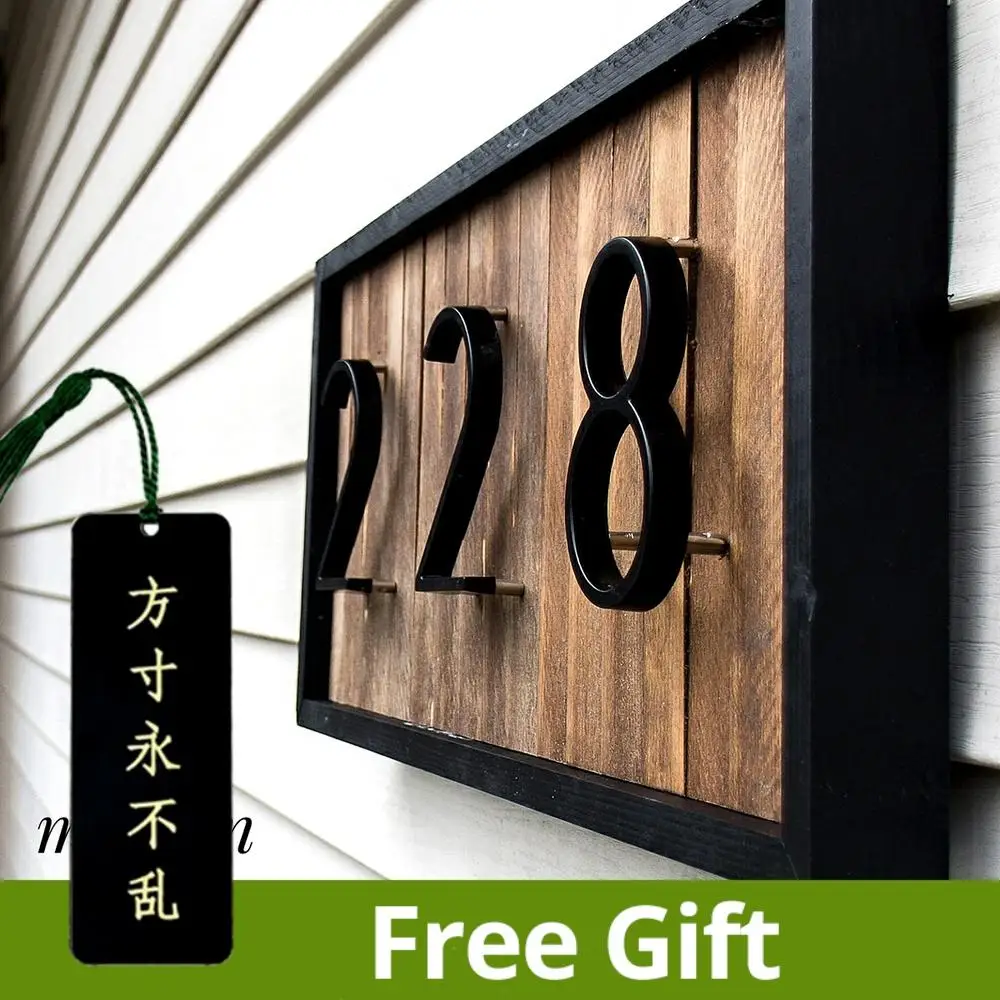 Number Address Letters Alphabet Home Outdoor  1