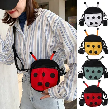 

New Bags For Women 2019 Fashion Canvas Insect Coin Purse Shoulder Bags bolsa feminina Tote Handbag bolsas Casual Hand Bag #C10