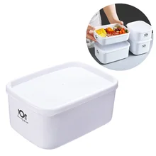Портативный для пикника, офиса, школы, пищевой контейнер-холодильник, коробка для хранения фруктов с крышкой, пластиковая коробка для хранения еды, Ланч-бокс