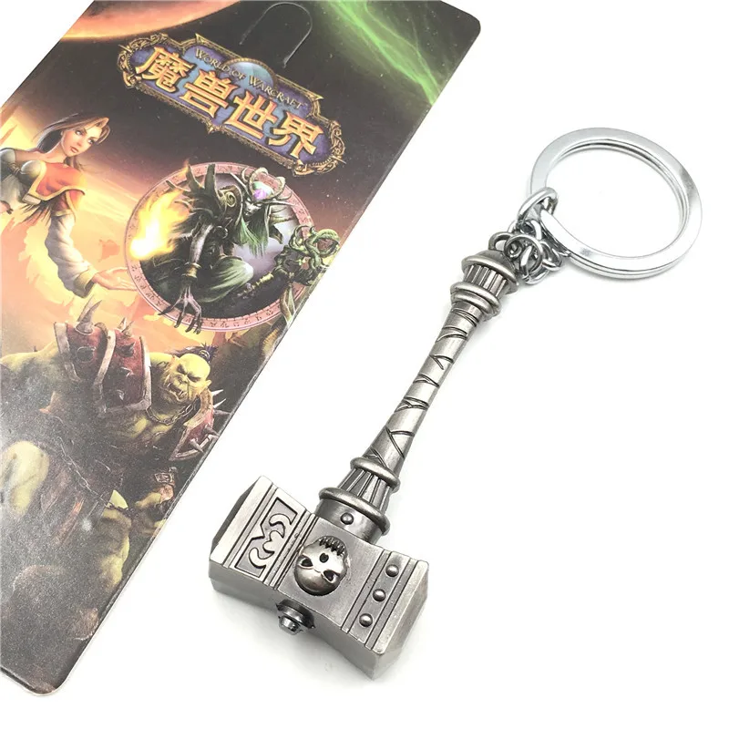 Онлайн игры Мир Warcraft Оружие Sal Generalissimo Твердые Warhammer модель уничтожения Молот племени Юнион брелок