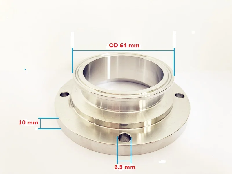 "(51 мм) od64мм трехзажимной фланец из нержавеющей стали 304