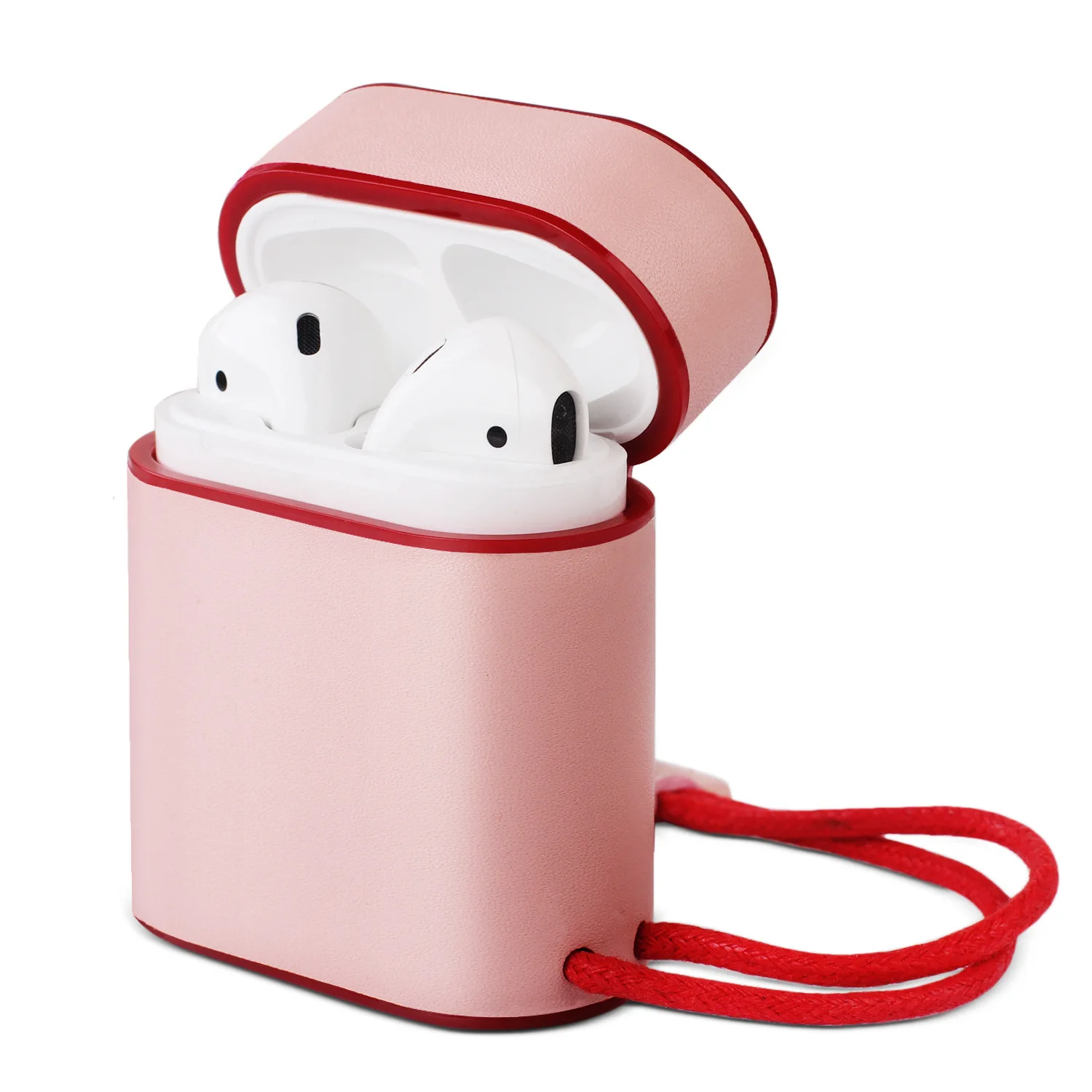 

Micro Fiber Leather Bag Case for Apple AirPods Bluetooth Wireless Earphone Cover for AirPods 1 2 Cover Charging Box Case