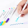 1/6pcs Ink Disappearing Fabric Marker Pen DIY Cross Stitch Water Erasable Pen Dressmaking Tailor's Pen for Quilting Sewing Tools ► Photo 2/6